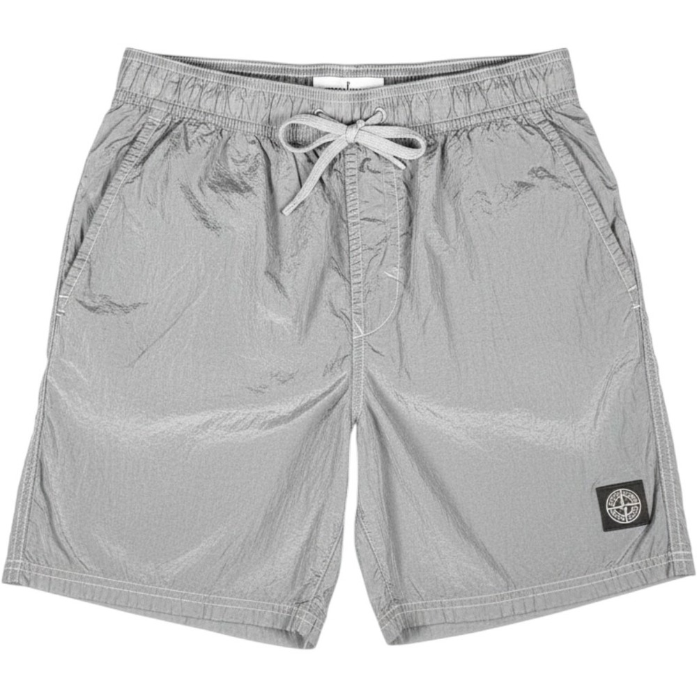 Stone Island Nylon Metal Swim Shorts Grey 8015B0943 V0041 Mens Small